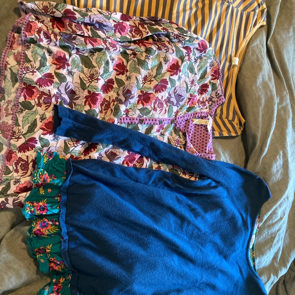 Purple floral Matilda Jane top